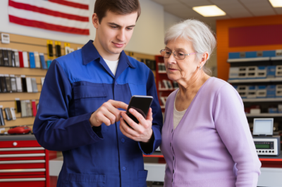 I took my son-in-law’s phone to the repair shop. The tech took one look at the screen, went pale, and told me to cancel every card I had.