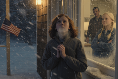 MY SISTER WALKED DOWN THE STAIRS WITH SMUDGED MAKEUP AND A RIPPED COLLAR—AND IN ONE PERFECT PERFORMANCE, SHE TURNED MY DAD INTO A STRANGER WHO LOCKED ME OUT IN A WISCONSIN BLIZZARD… BUT SHE DIDN’T PLAN FOR WHO CAME HOME AT SUNRISE