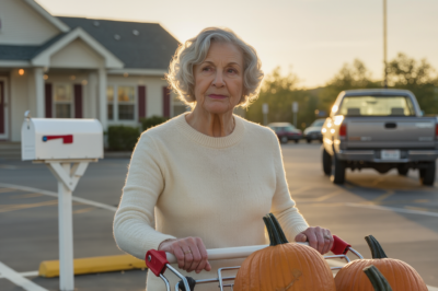 I ate bland bread instead of lavish dinners, kept my old car, and never thought about new shoes. I’d been saving every penny for the past six years, hoping to give my son a home, when a polite message appeared while I was picking pumpkins saying I wasn’t welcome at Thanksgiving. A gentle but painful rejection, and what I did next probably surprised everyone who thought I was just a kind, giving old lady.